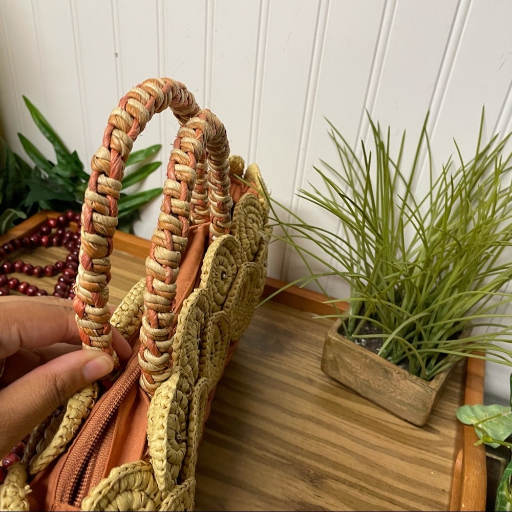 Vintage Corn Husk Handbag View 3